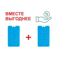 Аккумулятор холода (хладоэлемент), 2 шт,  400 г. х2,  (Комплект из 2х штук)  ...ARIZONE 47-200002К