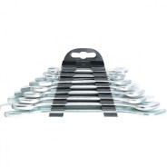 Набор ключей рожковых, 6 х 22 mm, 8 шт., хромированные  Sparta 152755