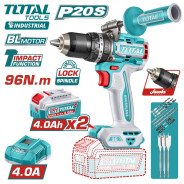 Дрель-шуруповерт ударная  TOTAL TIDLI209686