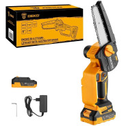 Пила цепная аккумуляторная, 20В, 2АКБ 3,0 А/ч, DEKO DKCHS 20-6Deko 063-4481-1