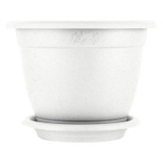 Горшок для цветов с подставкой, 2.1 л., Борнео, мраморный  ...INGREEN ING42019FМР