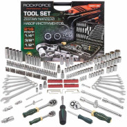 Набор инструментов 216пр. 1/4''3/8''1/2''(6гр, 12гр)(4-32мм) Rock Force Rock FORCE RF-38841 SM