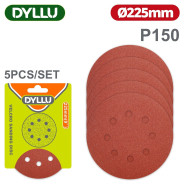Шлифовальные круги 225 мм P150   (5 шт)DYLLU DTZA5157