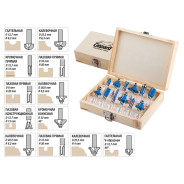 Набор фрез 8мм, 12шт.,  GEPARD GP2300-08