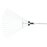 Грабли веерные стальные, 190-520х1200-1500 мм, 15 зубьев, раздвижные, стальной черенок PALISAD ...PALISAD HOME 6175655