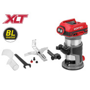 Аккум. фрезер кромочный CMM 1835-1 в кор. ALL1 XLT SOLO БЕСЩЕТ., 18 В, цанга 6/8, рег. об.  ...WORTEX 2322180