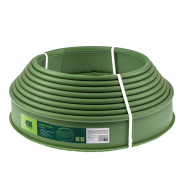 Бордюр "Ленточный", 10х1000 см, полиэтиленовый, оливковый  ...Сибртех 64553