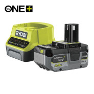 ONE + / Аккумулятор с зарядным устройством , 18В, 1АКБ 4,0 А/ч, RYOBI RC18120-140X...Ryobi 5133005091