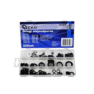 Кольца уплотнительные маслостойкие (набор 225шт)  GEKO G02819