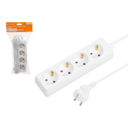 Удлинитель 3м (4 роз., 2.2кВт, с/з, ПВС 3х0.75)  ЮПИТЕР JP8102-26