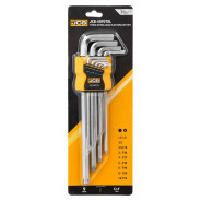 Набор ключей 6-гранных экстрадлинных 9пр.  JCB JCB-5093TXL