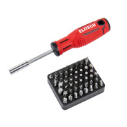 Набор__Биты (53 шт) с отверткой  ELITECH 207165