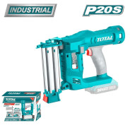 Пистолет гвоздезабивной аккумуляторный, 20В, БЕЗ АКБ, Тип гвоздя-F15, магазин-100шт,  ...TOTAL TCBNLI2028