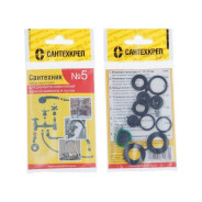 Набор прокладок "Сантехник №5" (Набор прокладок для ремонта смесителя)  ...Сантехкреп УТZ00012635