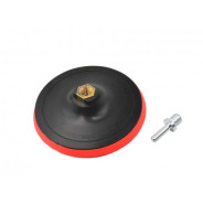 Насадка резиновая шлифовальная 150мм М14 с липучкой + адаптер  ...GEKO G00320