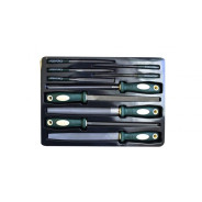 Набор напильников разнопрофильных 10 пр.(плоский, треугольный, круглый, полукруглый, квадратный, L-1...Rock FORCE RF-5056N