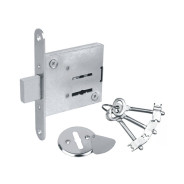 Замок врезной Омега ЗВ8-4 (3 ключа)  ЗЕНИТ 00-00000413