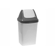 Контейнер для мусора СВИНГ 25л (мраморный)  IDEA М2463