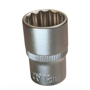 Головка торцевая 1/2" 12гр. 18 мм, L38 мм, CrV  H-D HD-1280