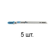 Пилка лобз. по алюминию T227D (5 шт.) (пропил криволинейный, тонкий, быстрый рез)  ...BOSCH 2608631030