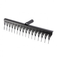 Грабли стальные, 420 мм, 16 витых зубьев, без черенка  Сибртех 61750