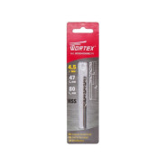 Сверло по металлу ц/х 4.5х47х80 mm HSS   WORTEX WDB045080M2111