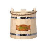 Ведро 9 л, с крышкой, "С лёгким паром"  БАННЫЕ ШТУЧКИ 31097