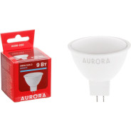 Лампа светодиодная MR16 9Вт 230В GU5.3 6000K  AURORA A200-030