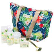 Набор Алоэ и Зеленый чай(термосумка LT-BS3.крем для лица.гель-алоэ для кожи вокруг глаз.гель-пилинг ...La & Te beaute LT-24Bag