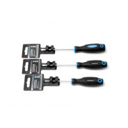 Отвертка шлицевая магнитная "Profi" S2 SL5.5х30мм  Forsage F-70355030