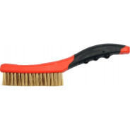 Щетка ручная латунная 4 рядка 260mm  YATO YT-6344