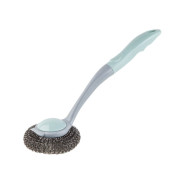 Губка (скребок) металлическая на ручке, KLINKO, голубая лагуна  ...PERFECTO LINEA 43-217000