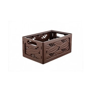 Корзина Flavia 240х160х110, шоколадный  BEROSSI АС23045000