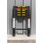 Лестница телескопическая алюминиевая односекционная (3.2м,11ступенек, max нагрузка 150кг, вес 8.2кг)...Rock FORCE RF-UP320