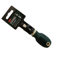 Отвертка шлицевая магнитная "Profi" S2 SL6.5х38мм,  Rock FORCE RF-7036538