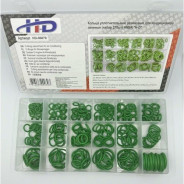 Кольца уплотнительные резиновые для кондиционера зеленые (набор 270шт)  ...H-D HD-06879