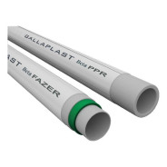 Труба ПП стекловолокно 20х2.3 PN25 SDR9/S4 серый (4 метра)  Gallaplast 09020-4