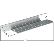 Держатель балки левый 40x210 mm DB L белый цинк  STARFIX SMP-17313-1