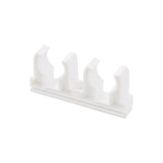 Опора для труб ПП двойная d 25, серый  РосТурПласт 10972