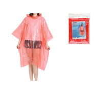 Дождевик-пончо, красный  PERFECTO LINEA 28-102001