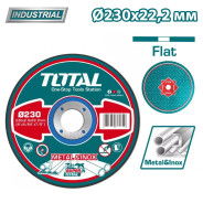 Круг отрезной 230x2,0x22,2 мм по металлу  TOTAL TAC2202301