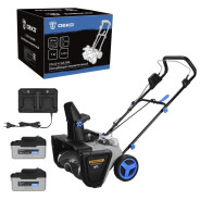 Снегоуборщик аккумуляторный,40 (20+20)В, 2АКБ 6,0 А/ч,  DEKO ST412-6Deko 083-4445