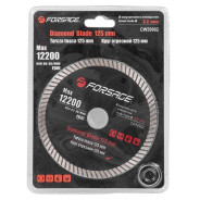 Круг отрезной алмазный 125мм (посадочный диаметр 22мм, 12200 об/мин)  ...Forsage F-CW59982