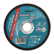 Круг отрезной по металлу, 125 х 1.2 х 22.2 мм, SWA60TBF  Gross 74369