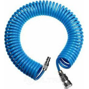 Шланг спиральный для воздуха с фитингами 8х12mm 15м (PU)  H-D HD-1580
