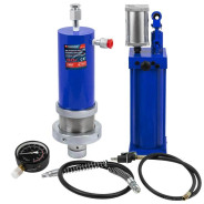 Цилиндр гидравлический для пресса в комплекте со станцией гидравлической и манометром, 30т  ...Forsage F-0101-3Q