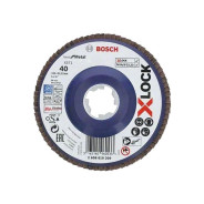 Круг лепестковый 125x22.2 мм. G40 плоский BEST FOR METAL X-LOCK  BOSCH 2608619209