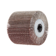 Щетка лепестковая 100х120 мм P80,  WORTEX SW1012AO08019