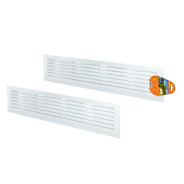 Решетка радиаторная, с регулировкой живого сечения, белая, 460х123  ...TDM SQ1807-0036