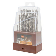 Сверла по металлу, набор 19пр. (1-10мм)  FORSTIME FT-41604